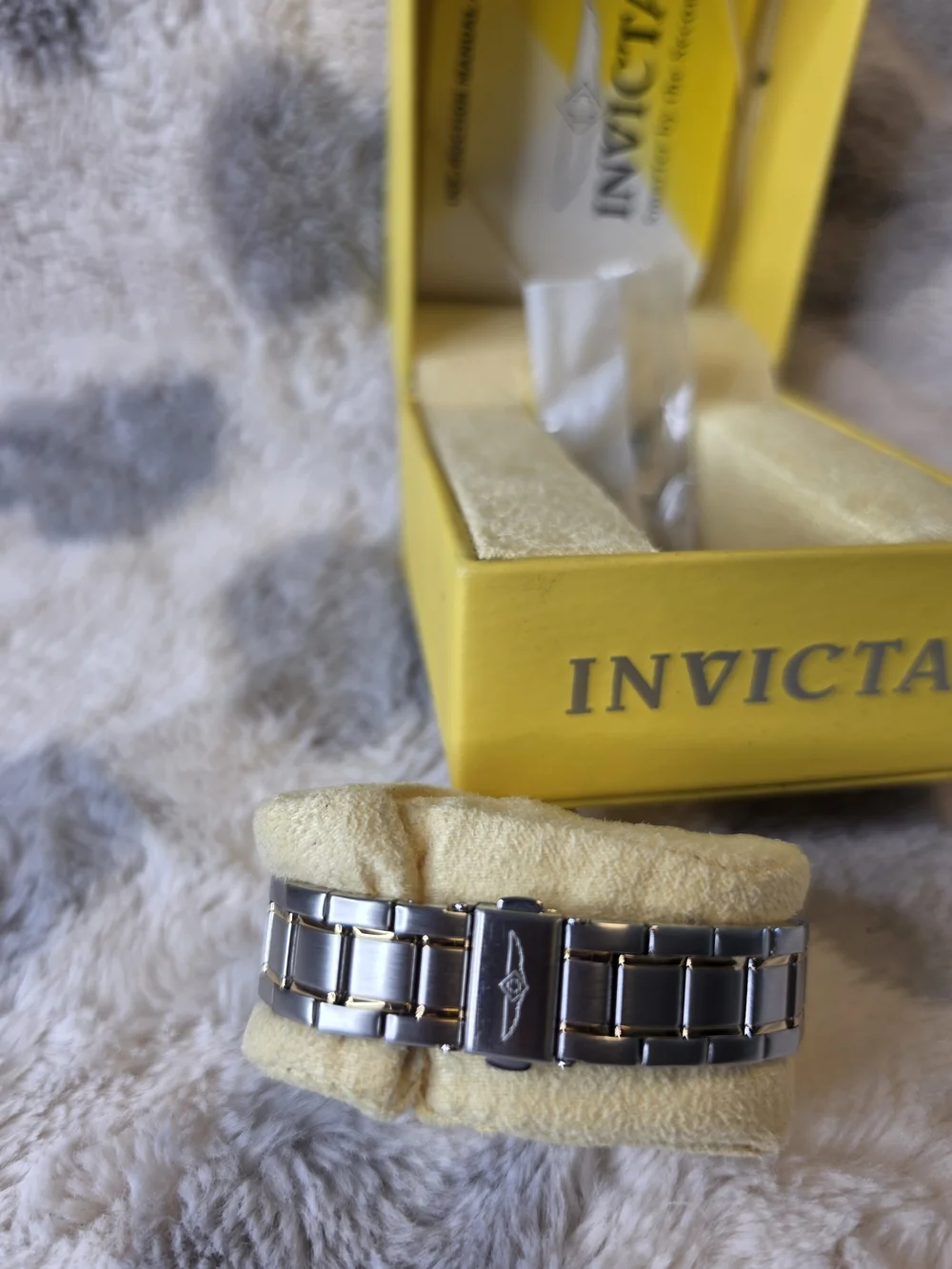 Invicta Women's Two-Tone Blue Dial Stainless Steel Watch